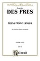 Missa Pange Lingua SATB Choral Score cover
